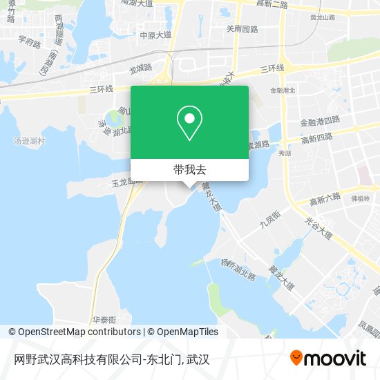 网野武汉高科技有限公司-东北门地图