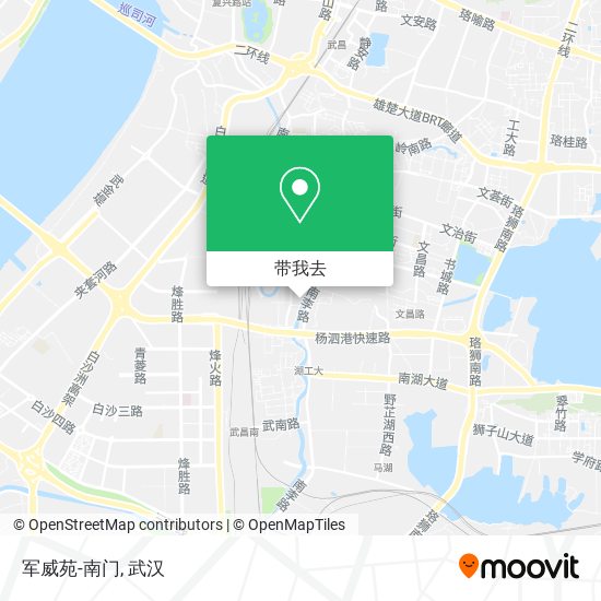 军威苑-南门地图