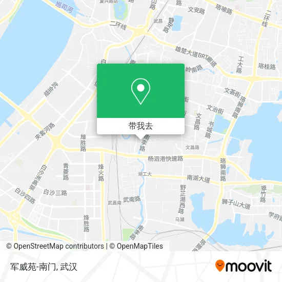 军威苑-南门地图