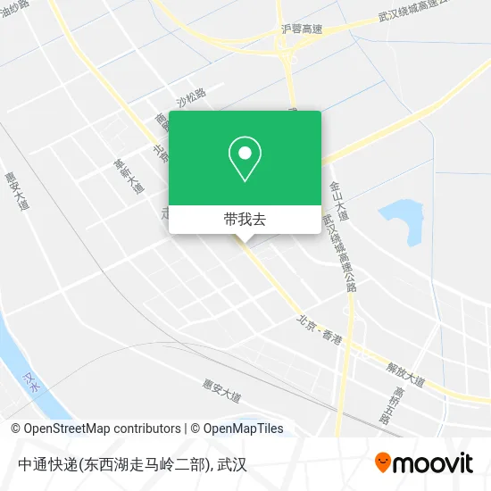 中通快递(东西湖走马岭二部)地图