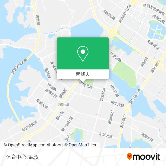 体育中心地图