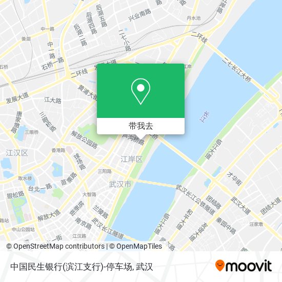 中国民生银行(滨江支行)-停车场地图