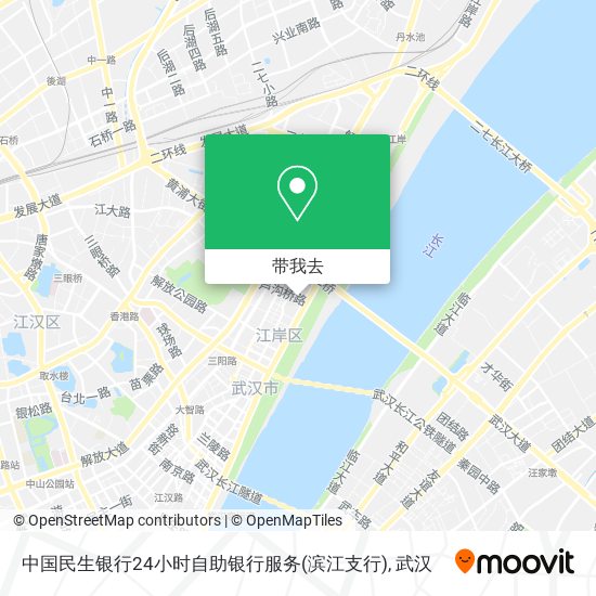 中国民生银行24小时自助银行服务(滨江支行)地图