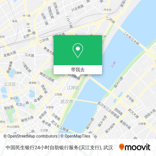 中国民生银行24小时自助银行服务(滨江支行)地图