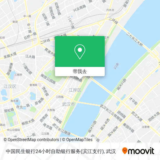 中国民生银行24小时自助银行服务(滨江支行)地图