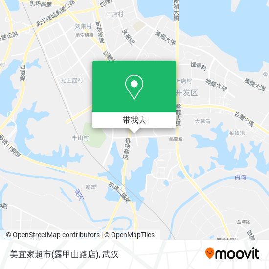 美宜家超市(露甲山路店)地图