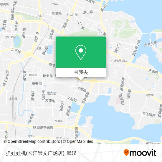 抓娃娃机(长江崇文广场店)地图