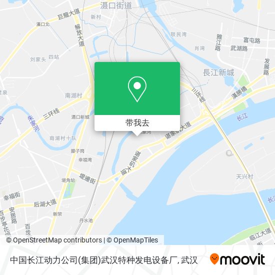 中国长江动力公司(集团)武汉特种发电设备厂地图