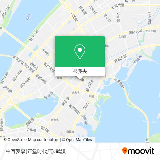 中百罗森(正堂时代店)地图