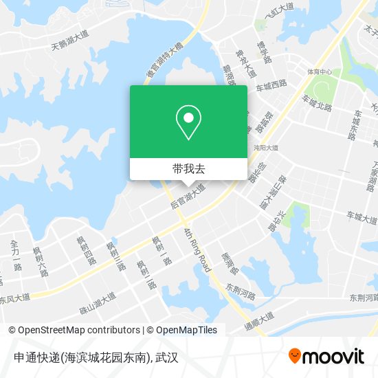 申通快递(海滨城花园东南)地图