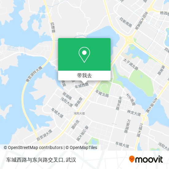 车城西路与东兴路交叉口地图