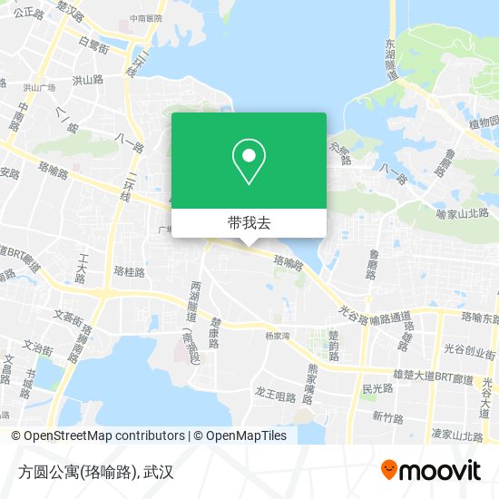 方圆公寓(珞喻路)地图