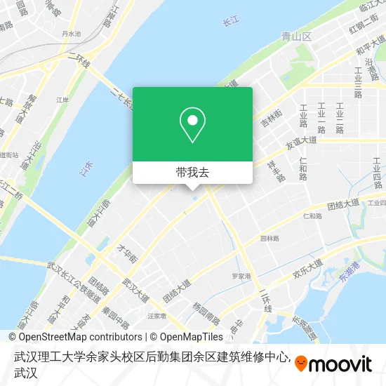 武汉理工大学余家头校区后勤集团余区建筑维修中心地图