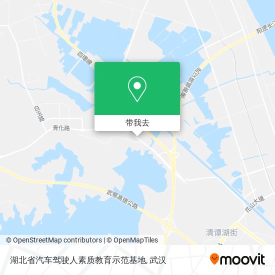 湖北省汽车驾驶人素质教育示范基地地图