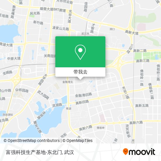 富强科技生产基地-东北门地图