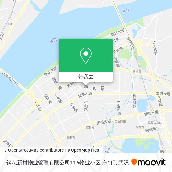 钢花新村物业管理有限公司116物业小区-东1门地图