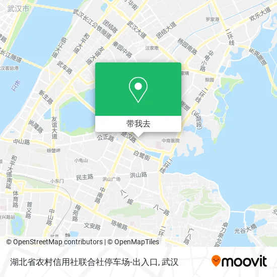 湖北省农村信用社联合社停车场-出入口地图