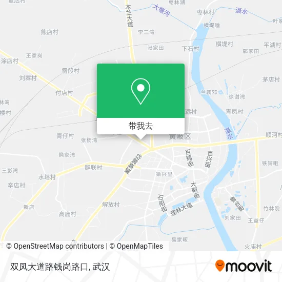 双凤大道路钱岗路口地图