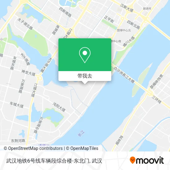 武汉地铁6号线车辆段综合楼-东北门地图