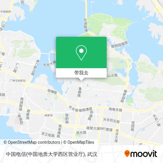 中国电信(中国地质大学西区营业厅)地图