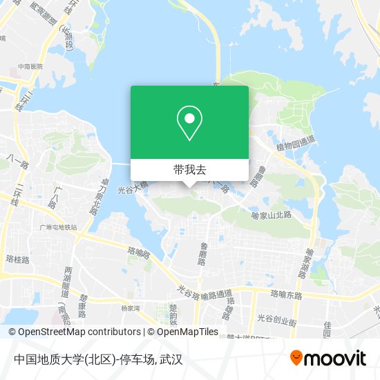 中国地质大学(北区)-停车场地图