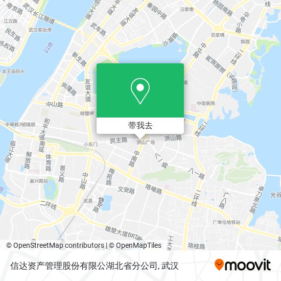信达资产管理股份有限公湖北省分公司地图