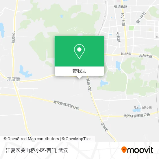江夏区关山桥小区-西门地图