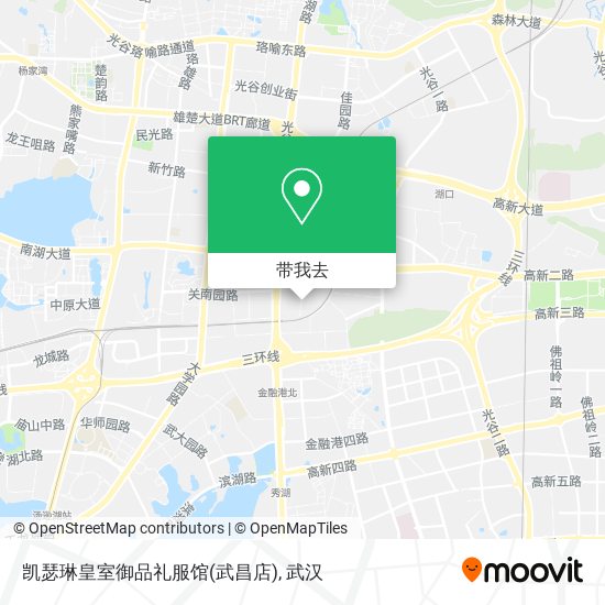 凯瑟琳皇室御品礼服馆(武昌店)地图