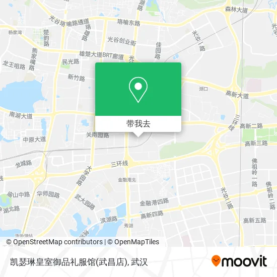 凯瑟琳皇室御品礼服馆(武昌店)地图