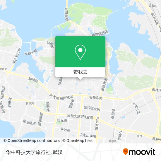 华中科技大学旅行社地图