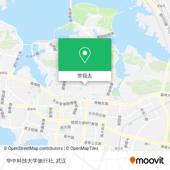 华中科技大学旅行社地图