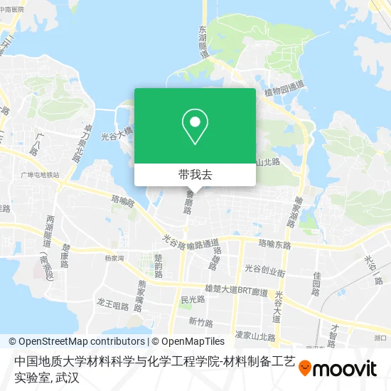 中国地质大学材料科学与化学工程学院-材料制备工艺实验室地图
