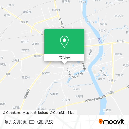 晨光文具(前川三中店)地图