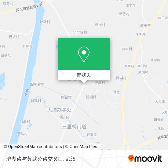 澄湖路与黄武公路交叉口地图