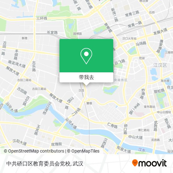 中共硚口区教育委员会党校地图