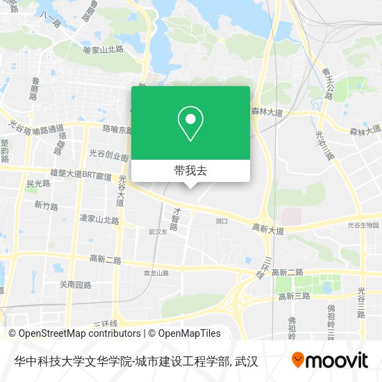 华中科技大学文华学院-城市建设工程学部地图