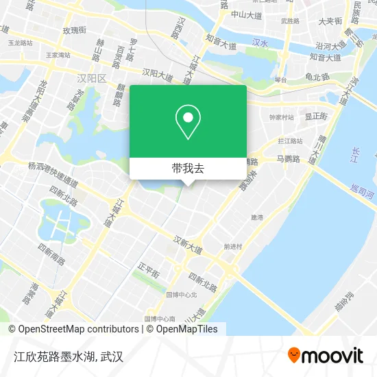 江欣苑路墨水湖地图