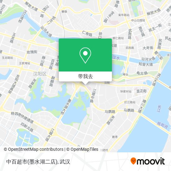 中百超市(墨水湖二店)地图