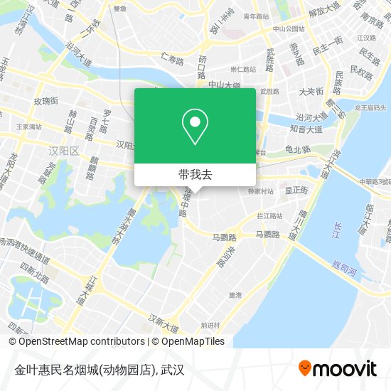 金叶惠民名烟城(动物园店)地图