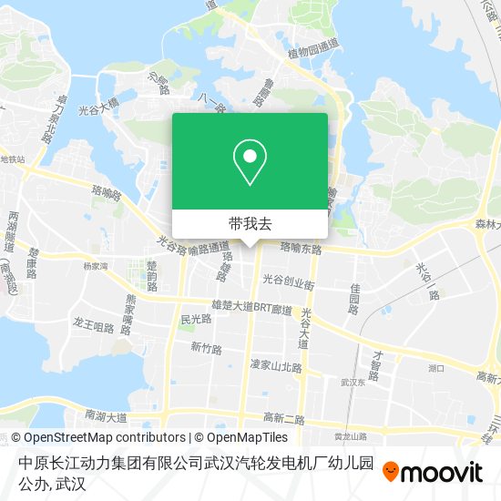 中原长江动力集团有限公司武汉汽轮发电机厂幼儿园公办地图
