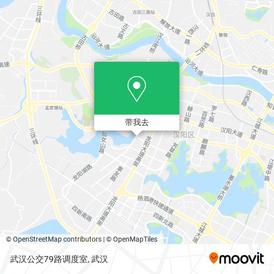 武汉公交79路调度室地图