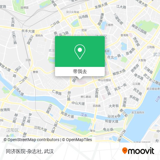 同济医院-杂志社地图