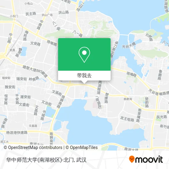 华中师范大学(南湖校区)-北门地图