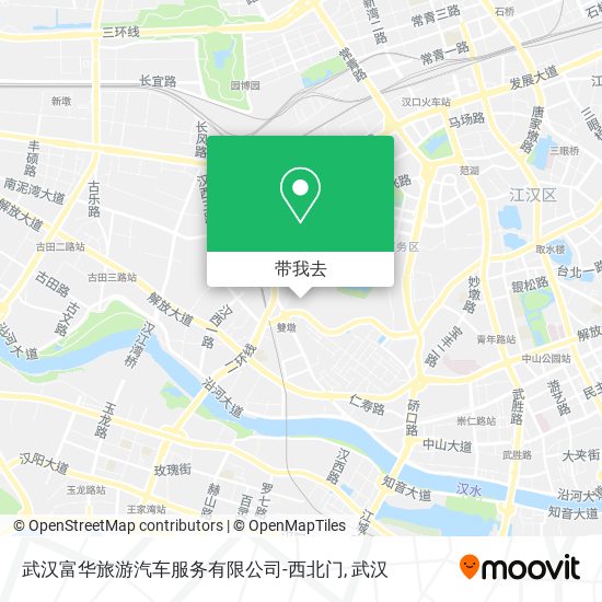 武汉富华旅游汽车服务有限公司-西北门地图