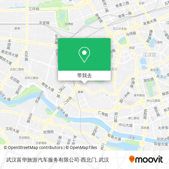 武汉富华旅游汽车服务有限公司-西北门地图