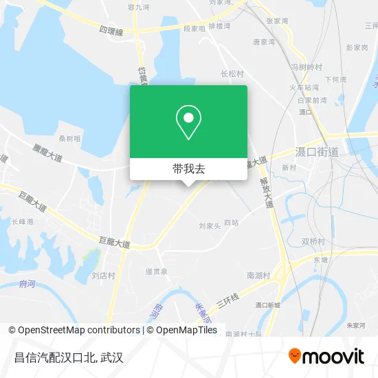 昌信汽配汉口北地图