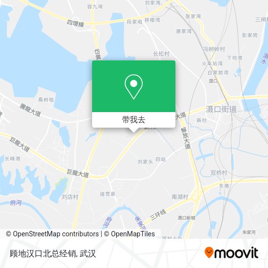 顾地汉口北总经销地图