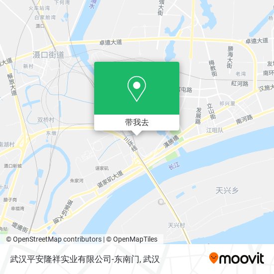 武汉平安隆祥实业有限公司-东南门地图