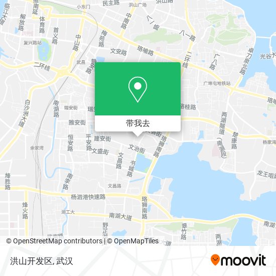 洪山开发区地图