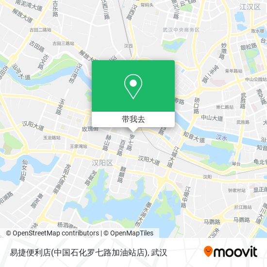 易捷便利店(中国石化罗七路加油站店)地图